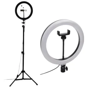 ARO DE LUZ LED BLANCA / AMARILLA CON TRIPODE